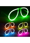 Neon Glow Fosfor Gözlük – Festival & Parti (12'li Set)
