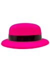 Neon Partisi Pembe Renk Melon Plastik Parti Şapkası