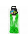 Neon Yeşil Boncuk Kolye 80 cm – Retro 80’ler 90’lar Parti Aksesuarı