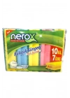 Nerox Bulaşık Süngeri Oluklu 10Lu Royaleks-NRX-F551