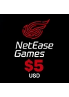 Netease 5 Usd Pay Gift Card