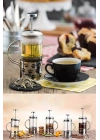 New Life 350ml Çelik French Press Bitki Demleme Bardağı Bls Fp 350