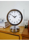 Noble Time 25 x 20 Cm Metal Krom Masa Saati