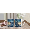Oğlak Burcu Baskılı Kahve Kupası - Astral Denizaltı Dünyası Vs3