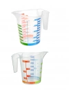 Ölçü Kabı Dereceli Renkli 1000 Ml + 300 Ml Set