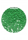 Opak Yeşil Renk 4 mm Yaklaşık 220 adet/20 gram Cam Boncuk Oya Yazma Bileklik ve Kolye