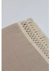 ®   Organik Müslin 80x90 Fistolu Battaniye 70112 Bej