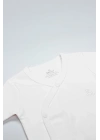 Organik Natural Basic Style Kruvaze Yarım Kol Body BS17101 Beyaz