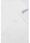 Organik Natural Basic Style Kruvaze Yarım Kol Body BS17101 Beyaz