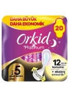 Orkid Ultra Platinum Gece Ekstre Plus Ped 20Li