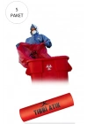 Orta Boy 55 x 60 cm 300 gr 10 lu Rulo x 5 Paket = 50 Adet (Kırmızı-Siyah Baskılı)