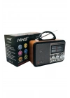 ®  Orta Boy Retro, Nostaljik, Ahşap Tasarım Bluetooth Hoparlörlü, Şarjlı, Taşınabilir FM/AM Destekli Radyo NS-8897
