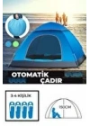 Otomatik Havada Açılan Su Geçirmez Çadır 4 Kişilik