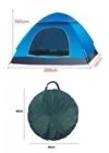 Otomatik Havada Açılan Su Geçirmez Çadır 4 Kişilik