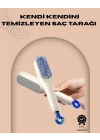 Otomatik Temizlenen Ergonomik Saç Tarağı – Masaj Başlıklı
