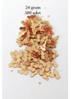 Oya Abiye Bileklik Kolye Pleksi Metalik Plastik Pul Altın Renk 24 gram 300 adet - BNC552