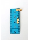 Oya Abiye Bileklik Kolye Pleksi Metalik Plastik Pul Altın Renk 8 gram 100 adet - BNC492
