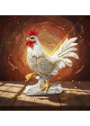 Özel Tasarım Polyester Horoz Figürü