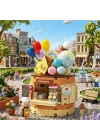 P881201 TEDDY BEAR KOLEKSİYONU DONDURMA DÜNYASI 354 PARÇA BLOCK OYUNCAK
