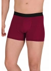 Pamuk Modal Likralı Esnek Erkek Boxer Bordo 4476B