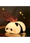 Panda Tasarımlı Renk Değiştirebilen Dokunmatik Gece Lambası