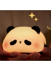 Panda Tasarımlı Renk Değiştirebilen Dokunmatik Gece Lambası