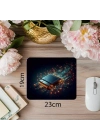 Parlak Konnektörlü Kartuş Mouse Pad - 19x23 cm 2 mm Dikdörtgen İthal Baskılı Mouse Pad