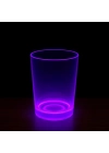 PartyGlow Neon Mor Bardak 8.5 x 10.5 cm