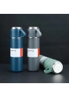 Paslanmaz Çelik Bardaklı Termos Seti 500 ML