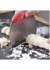 Paslanmaz Çelik Hamur Kesme ve Şekillendirme Spatulası