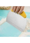 Paslanmaz Çelik Hamur Kesme ve Şekillendirme Spatulası