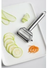 Paslanmaz Çelik Sebze Meyve Julyen Soyucu & Doğrayıcı 17 Cm