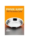 Paslanmaz Çelik Tabak Seti Kamp Piknik Tabağı 6 ADET 721502