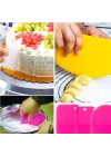 ®  Pasta Hamur Şekillendirici Spatula Kesici Kazıyıcı Dekoratör Set