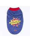 Pawstar Navy Blue Summer Time Büyük T-shirt 4XLarge  47X55X72 CM