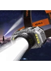 Peakstar Ps-010 800 Lümen Şarj Göstergeli Cob Led Usbli Şarjlı Kafa Lambası
