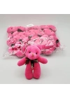 Peluş Ayıcık Anahtarlık Pembe
