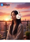 Peluş Kablosuz Bluetooth Kulaklık Çocuk ve Genç Kullanıma Uygun