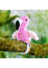 Peluş Ses Tekrarlı Hayvan Bileklik Aksesuar - Pembe Flamingo