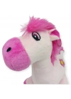 Peluş Sevimli Hayvanlar 25 cm - Pembe At