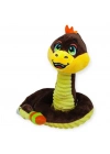 Peluş Sevimli Hayvanlar 35 cm - Kahverengi Çıngıraklı Yılan