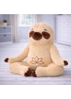 Peluş Yogacı Tembel Hayvan 40 cm - Kahverengi
