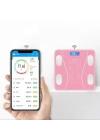Pembe Renk Bluetooth Özellikli Akıllı Tartı