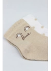 Penye Soket Çorap 2li 10142 Ekru Kahve
