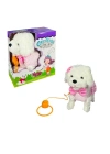 ® PFT-B025 PELUŞ TASMALI YÜRÜYEN KÖPEK PEMBE -VRD