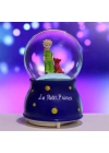 ® Pilli Işıklı Müzikli Kar Küresi–Le Petit Küçük Prens Figürlü Eğlenceli Masaüstü Biblo, LED Aydınlatmalı Dekoratif Hediyelik Kar Küresi
