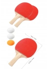 Ping Pong Masa Tenisi Seti Tenis Raketi Seti 2 Raket + 3 Ping Pong Topu  Spor Aksesuarları
