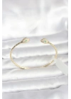 ® Pirinç Gold Renk Yılan Model Bileklik