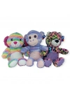 PL50116 - PELUŞ RENKLİ HAYVANLAR 38 CM 3 AST