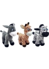 PL62896 - PELUŞ HAYVANLAR 30 CM EŞEK ZEBRA ZÜRAFA